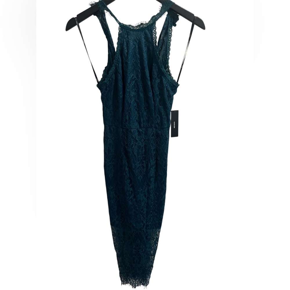 Lulu's Teal Lace Dress XS